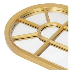 GENERICO - ESPEJO VENTANA 70X35 CM DORADO