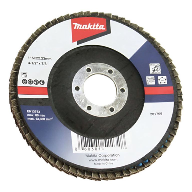 Disco Traslapado Metal 4-12 Grano 60 Makita D-63448