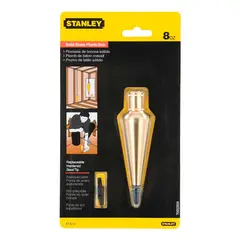 GENERICO - Plomada Para Albañil 8oz 226g Stanley 47-973