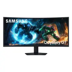SAMSUNG - 40 Odyssey G7 G75F WUHD 180Hz Gaming Monitor Curvo