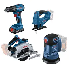 BOSCH - COMBO GKS 185+GST 183+GEX 185+GSB 185+GDR 21