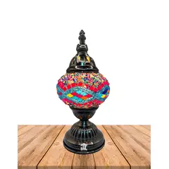 GENERICO - Lámpara Turca de Mesa Mosaico 11" YMA400
