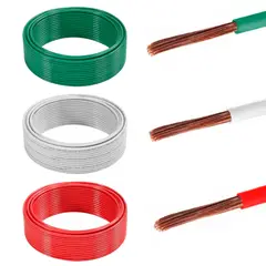 GENERICO - Cable Eva 1,5mm Libre De Halogeno (pack 3 Rollos De 15mts)