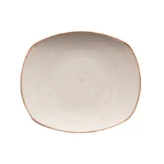 CORONA - Set de 6 Platos Pando 29,6 Cm Blanco Beige Artisan