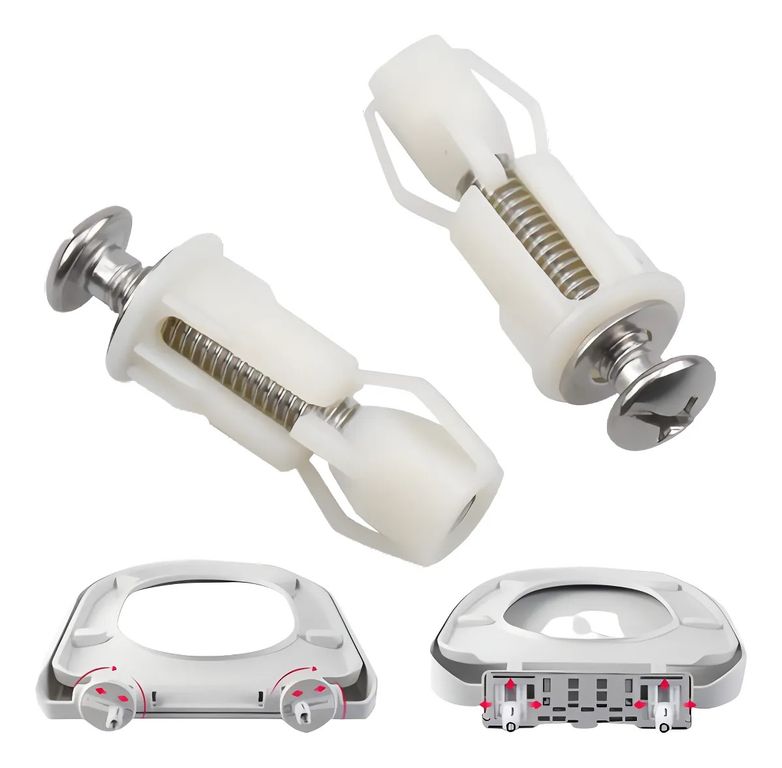 2 De Tornillos Expansión Asiento Inodoro Accesorios