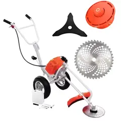 ALTERNATIVE - Orilladora Desbrozadora Desmalezadora Con Ruedas 52cc - Profesional