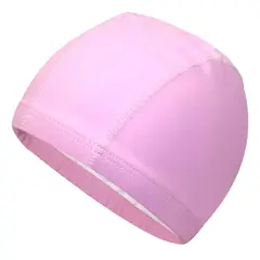 GENERICO - Gorro de Natación de Tela Poliéster Elástico Cómodo para Adulto Playa Piscina