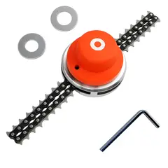 GENERICO - Cabezal Trimmer Con Cadena Acero Para Desbrozadora