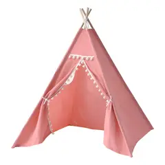U BUY - Carpa Tipi Pieza De Niños Para Decoraciones Y Juguetes Rosa
