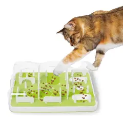 GENERICO - Alimentador Lento Antiestrés Juego Interactivo Mental Gatos