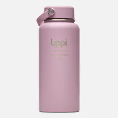 LIPPI - Botella Light Steel Wide Top Bottle 950 ML Rosa Oscuro