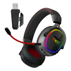 OXS - Auriculares Inalámbricos Gaming Audífonos Gamer G2 Gh02 Negro