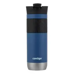 CONTIGO - Mug Byron 2.0 de acero inoxidable 710 ml, azul, con tapa SNAPSEAL™, y agarre texturizado