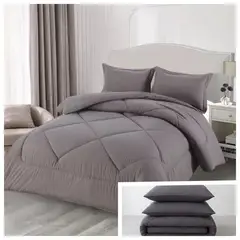 GENERICO - Edredon Nordico - Cobertor con funda de almohada 2 Plazas