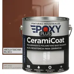 EPOXY - PINTURA PISOS CERÁMICOS - GALÓN ARCILLA TOSCANA