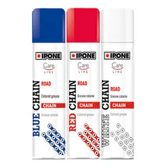 IPONE - Lubricante De Cadena Moto Chain Road 250ml Varios Colores - Azul