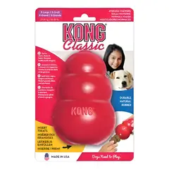 KONG - Juguete Classic Para Mascotas Perros Talla Xl 27-41 Kg Rojo
