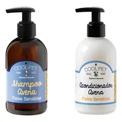 COOLPET - Shampoo Y Acondicionador Perro Gato Pieles Sensibles Pomelo / Lima Verbena - Cafe