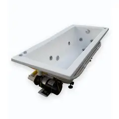 NORGLAS - Tina Hidromasajes Cube 180x80 cm Derecha para una persona.