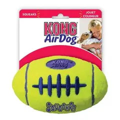 KONG - Juguete Para Perro Con Sonido Air Dog Football Rugby Amarillo