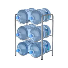 GENERICO - Estante Organizador Rack 6 Botellones Bidones Agua 20lt
