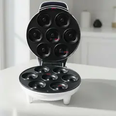 LINE - Máquina Mini Donas Antiadherente Capacidad 7 MiniDonas 1200W