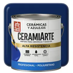 GENERICO - PINTURA CERAMICA AZULEJOS - GALON AZUL COBALTO