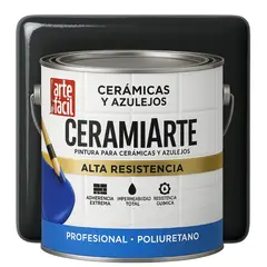 GENERICO - PINTURA CERAMICA AZULEJOS - GALON NEGRO ÓXIDO