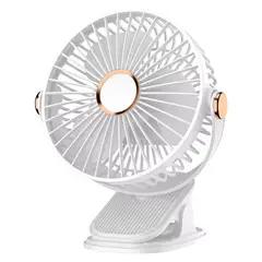 GENERICO - Ventilador 2 En 1 Recargable USB