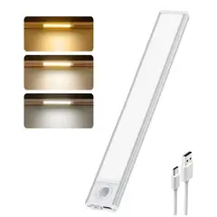 GENERICO - 40cm Barra De Luz Sensor De Movimiento Recargable Regulable