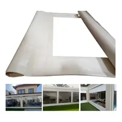 KUANGYE - Cierre De Terraza En Pvc 3Mts x 220Cm