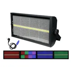 METEX - Led Strobo Atomic Rgbw De 1000 W Con Cinta Dmx