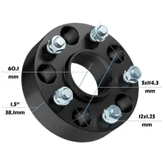 GENERICO - Kit Levante X4 Desplazadores Espaciadores 5x1143-601-15 5x1143-601-15