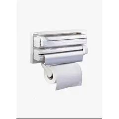 GENERICO - Dispensador Porta Rollo Toalla Nova Triple Cocina Alusa Film