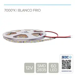 STOREFIX - CINTA LED 8.4W 12V 60L ZIG ZAG FRIO (Rollo 5 mts)