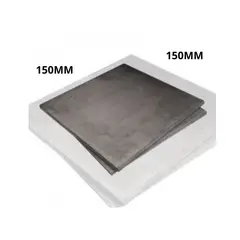 GENERICO - PACK 10 UNIDADES PLACA METALICA 150x150 x 5mm CALIDAD A36