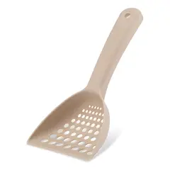 BECO PETS - Pala Beco Scoop Para Arena Sanitaria Mascotas Perros Y Gatos - Crema