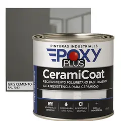 EPOXY - PINTURA PISOS CERÁMICOS - 1-2 GALÓN GRIS CEMENTO OSCURO