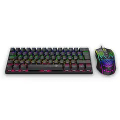 T-DAGGER - Kit Teclado y Mouse Main Force Lite T-TGS008 Negro