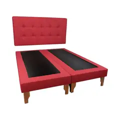 DISEÑOS VALESTRINI - CAMA SUPER KING LINO ROJO