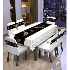 GENERICO - SET CON MANTEL Y 6 FUNDAS DE SILLAS