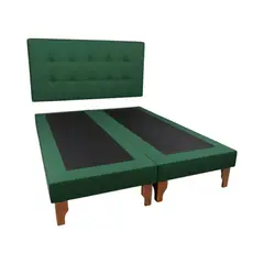 DISEÑOS VALESTRINI - CAMA SUPER KING LINO VERDE
