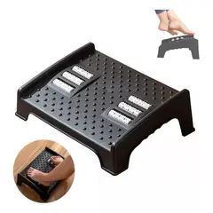 KUANGYE - Apoya Descansa Reposa Pies Ergonómico Con Masajeador
