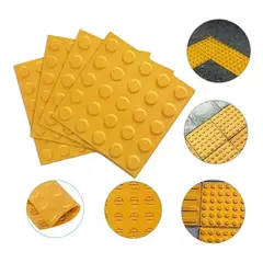 KUANGYE - 10un Palmeta Podotáctil Alerta Pvc Accesibilidad Universal