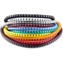 ATURE - 500 Marcadores Identificador Cable Numerico Electricidad Red