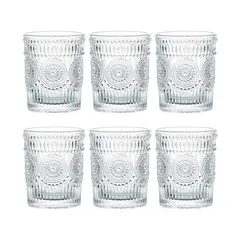 REGALITOLINDO CL - Vasos Vintage Set 6 Unidades Cóctel. 300 ml