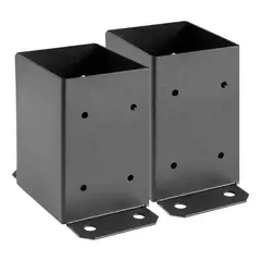 KUANGYE - 2pcs Base Pilar 4x4para Soporte De Barandilla De Porche