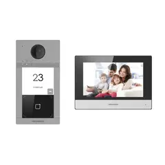 HIKVISION - Kit TV Porteros Manos Libres con Control Remoto