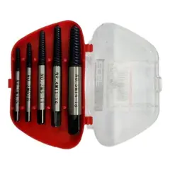 METALFER - Juego Extractor De Tornillos Pernos De 5 Piezas