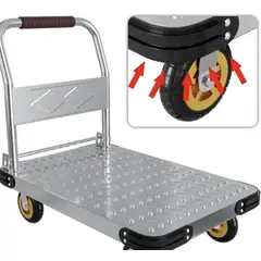 IDEEHOUSE - Carro Carga Yegua Plegable Plataforma Mediano 750Kg